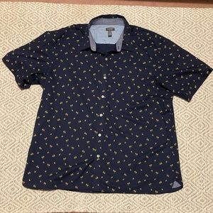 Van Heusen Lemon Short Sleeve shirt- Size XXL